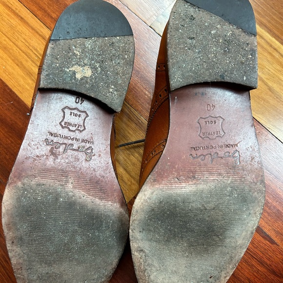 BODEN Wingtip Brogues Shoes Tan Leather Euro sz 40 - Picture 4 of 11